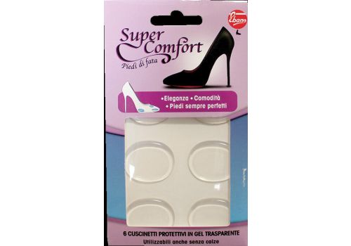 Super Comfort cuscinetti protettivi per i piedi in gel trasparente 6 pezzi