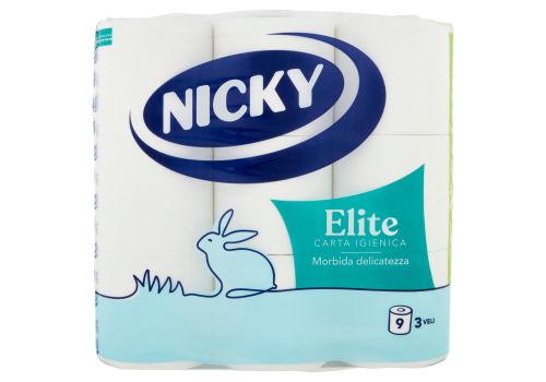 Nicky Elite carta igienica 9 rotoli