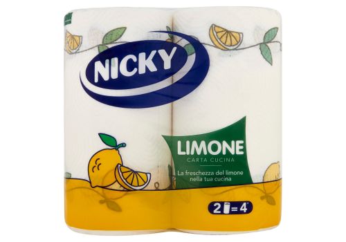Nicky limone carta cucina 2 rotoli