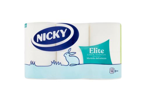 Nicky Elite carta igienica 12 rotoli