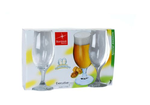 Bormioli Executive calice da birra 39cl 3 pezzi
