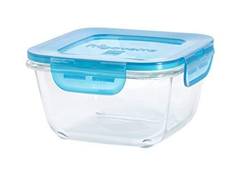Bormioli Frigoverre Evolution contenitore quadrato in vetro con coperchio in plastica 14 x 14cm 1 pezzo