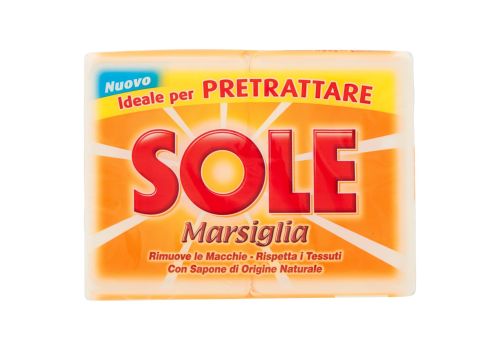 Sole sapone di marsiglia bianco 2 x 250 grammi