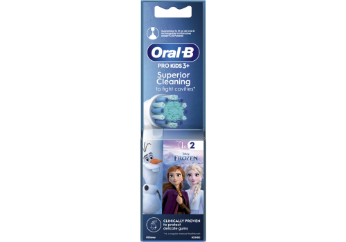Oral-B Pro kids 3+ frozen testine di ricambio per spazzolino elettrico bambini 2 pezzi
