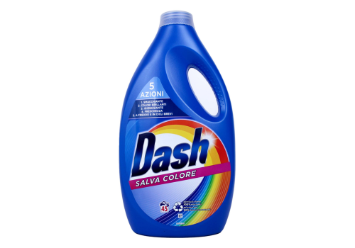 Dash detersivo liquido lavatrice salva colore 45 lavaggi 2250ml
