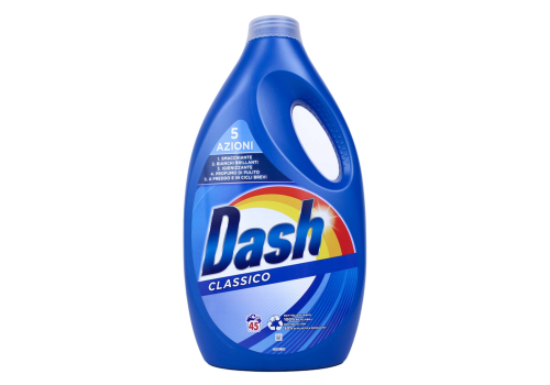 Dash classico detersivo liquido lavatrice classico 45 lavaggi 2250ml