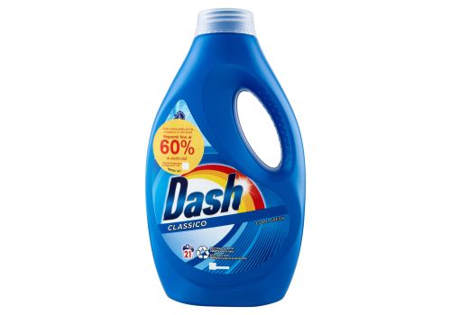 Dash classico detersivo lavatrice liquido 21 lavaggi 1050ml