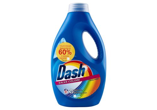 Dash salvacolore detersivo lavatrice liquido 21 lavaggi 1050ml