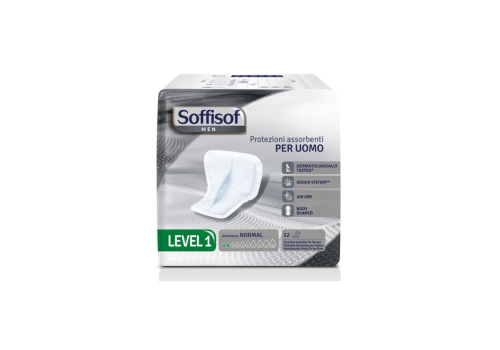 Soffisof level 1 assorbenti per uomo 10 pezzi