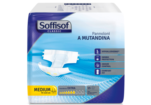 Soffisof pannoloni mutandina adulti misura medium 15 pezzi