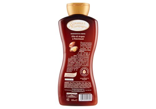 Spuma di Sciampagna benessere nutriente bagnocrema con olio di argan e patchouli 650ml