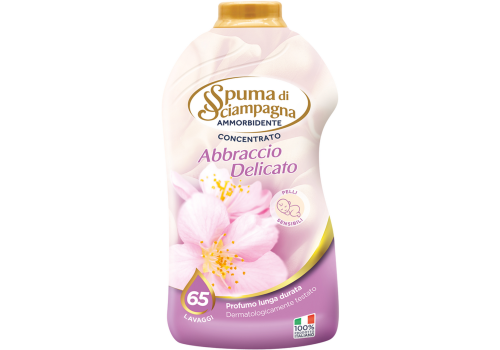 Spuma di Sciampagna abbraccio delicato ammorbidente concentrato pelli sensibili 65 lavaggi 1300ml