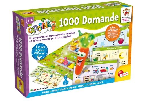 Lisciani carotina penna parlante 1000 domande gioco per bambini