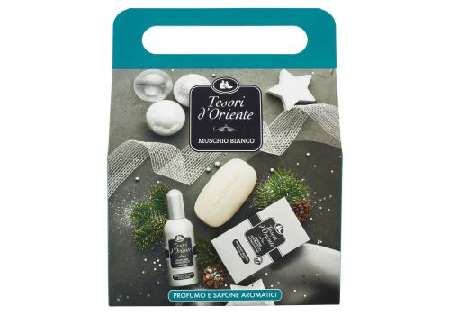Tesori D''oriente muschio bianco cofanetto con profumo aromatico 100ml + sapone 150 grammi