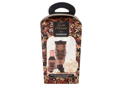 Tesori D''oriente hammam cofanetto con profumo aromatico 100ml + doccia crema 250ml + spugna da bagno