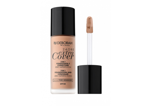 Deborah 24 Ore Extra Cover 04 fondotinta e correttore 2 in 1 zero imperfezioni