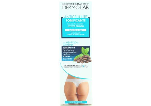 Dermolab anticellulite tonificante gel effetto freddo 200ml