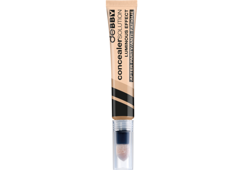 Debby concealer solution Sol luminous effect after party correttore fluido a lunga tenuta 03 honey