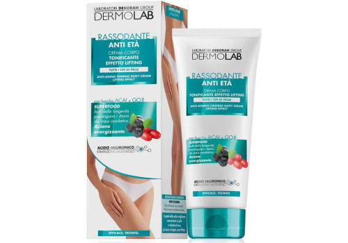 Dermolab rassodante anti età crema corpo tonificante effetto lifting 200ml