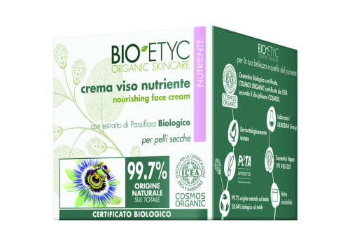 Bioetyc crema viso nutriente con estratto di passiflora per pelli secche 50ml