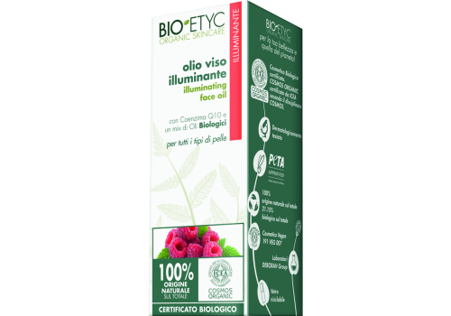 Bioetyc olio viso illuminante con coenzima Q10 per un aspetto radioso 30ml