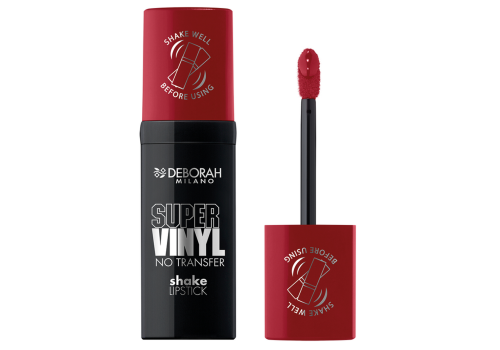 Deborah Super Vinyl No Transfer shake lipstick 05 ruby red rossetto liquido