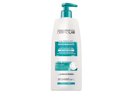 Dermolab nutriente rigenerante crema fluida per il corpo 330ml