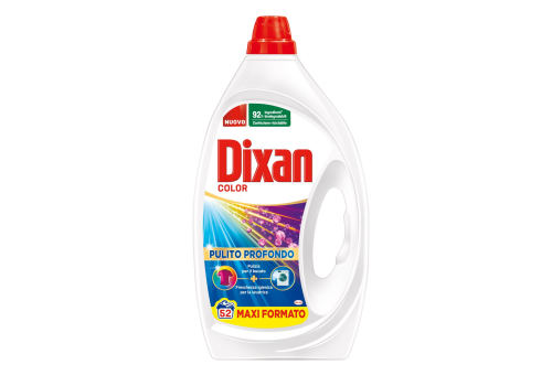 Dixan color detersivo liquido lavatrice 52 lavaggi 2340ml