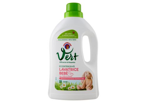Chanteclair Vert ecodetergente lavatrice liquido bebè con latte d'avena 21 lavaggi 1071ml