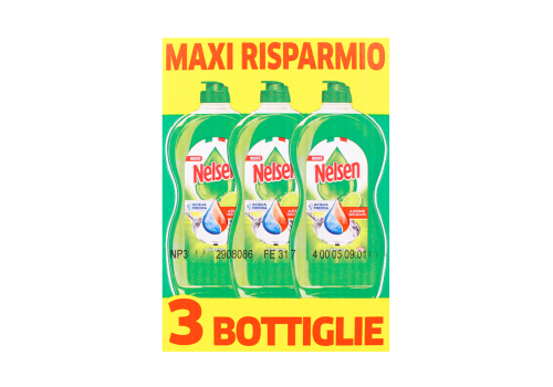 Nelsen detersivo piatti al limone 3 x 850ml