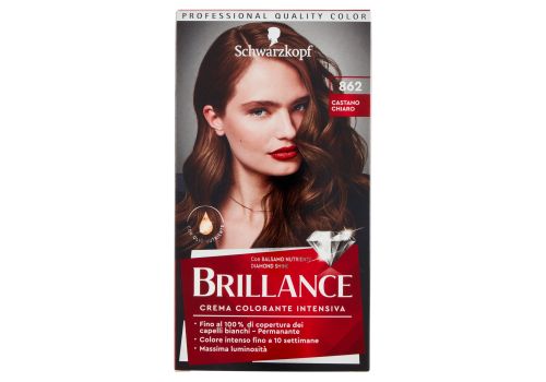 Brillance 862 castano chiaro crema colorante intensiva con olio nutriente