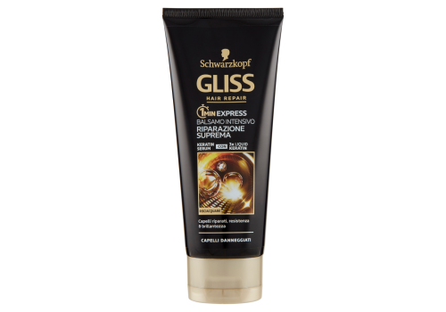 Schwarzkopf gliss hair repair 1 min express balsamo capelli riparazione suprema 200ml