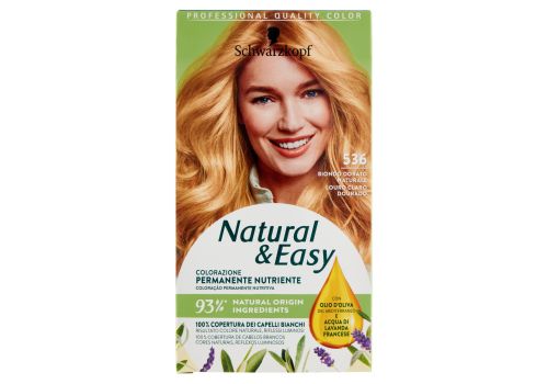 Schwarzkopf Natural&Easy 536 biondo dorato naturale colorazione permanente nutriente