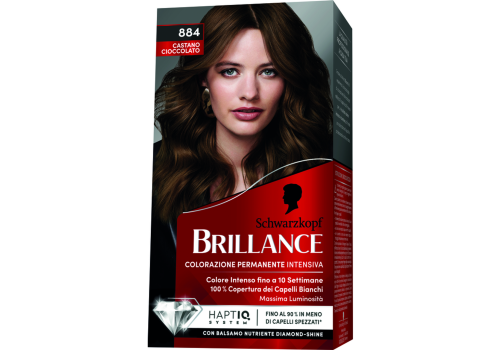 Brillance 884 castano cioccolato crema colorante intensiva per capelli