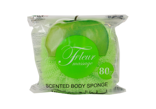 Zeca spugna massaggio profumata mela per doccia e bagno 80 grammi