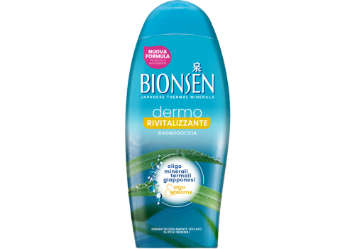 Bionsen dermo rivitalizzante con oligo minerali termali giapponesi & alga wakame bagnodoccia 550ml