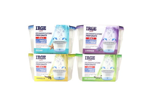 Irge Casa deumidificatore 2 in 1 antiumidità e antiodore in vaschetta 400ml