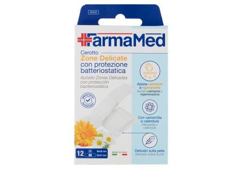 FarmaMed cerotto zone delicate con protezione batteriostatica 12 pezzi