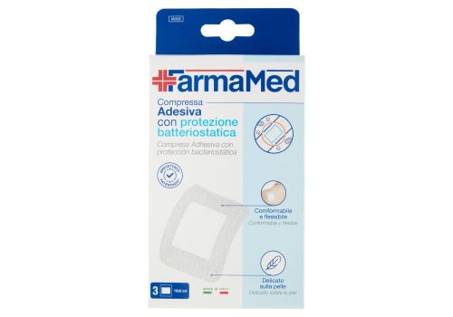 FarmaMed compressa adesiva con protezione batteriostatica 3 pezzi