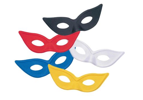 Ciao maschera farfalla per carnevale colori assortiti