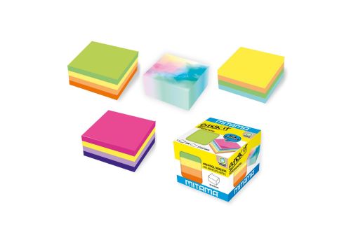 mini cubo notes adesivi mitama stick it, gradient mix, 400fg, 51x51