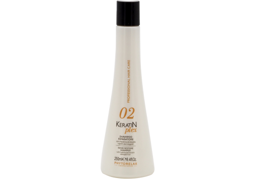 Phytorelax keratin plex shampoo riparatore per capelli danneggiati 250ml