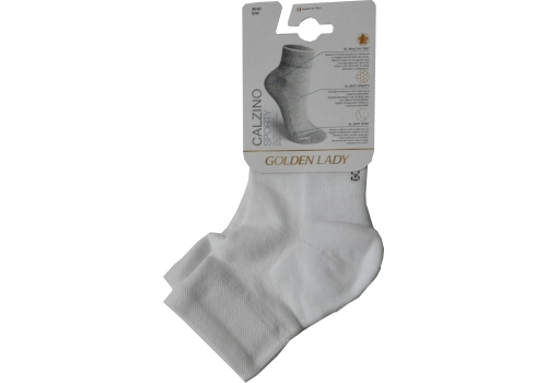Golden Lady calzino sport con soletta in spugna colore bianco taglia 36/40 paio