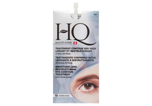 HQ trattamento contorno occhi levigante e ristrutturante acqua di rosa 15 dosi 10ml