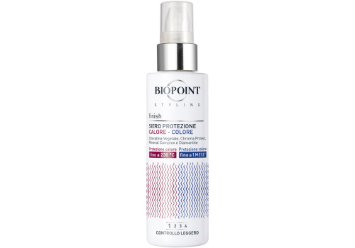 Biopoint siero protezione calore per capelli lisci e protetti dal calore 200ml