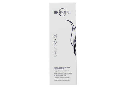 Biopoint shampoo rinforzante quotidiano per capelli deboli e sfibrati 200ml