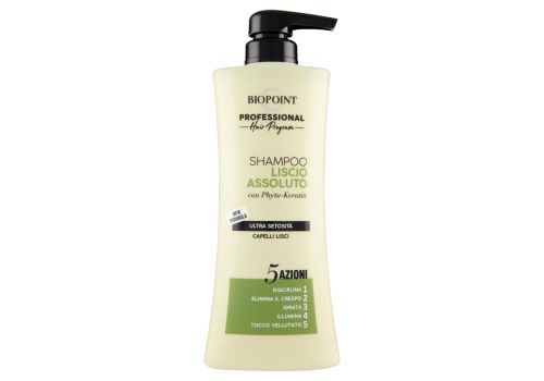 Biopoint Professional Hair Program shampoo liscio assoluto ultra setosità per capelli lisci 400ml