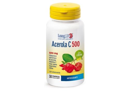 LONGLIFE ACEROLA C 500 30 COMPRESSE MASTICABILI