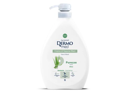 Dermomed purezza crema di sapone per le mani dispenser 600ml