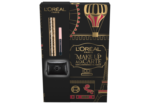 L''Oréal Paris pochette con panorama mascara nero + matita le khol naturel